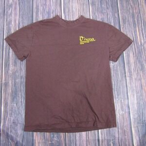 Return To Sender Adult Medium Vincent Van Gogh Graphic Tee T Shirt Brown